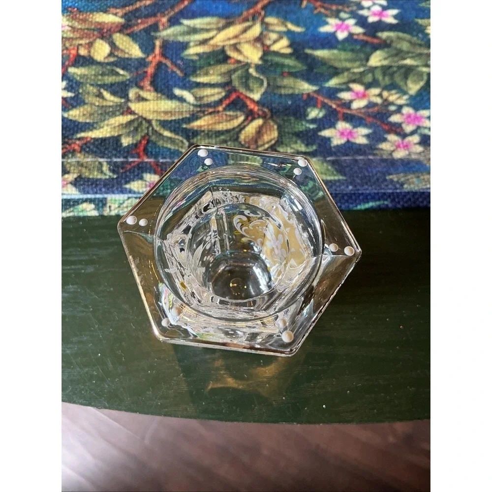 Vintage Murano Glass Hand Painted 2